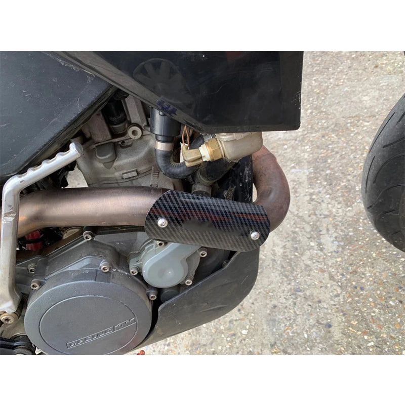 Universal Motorcycle Exhaust Pipe Protector Heat Shield Cover Guard Anti-scalding