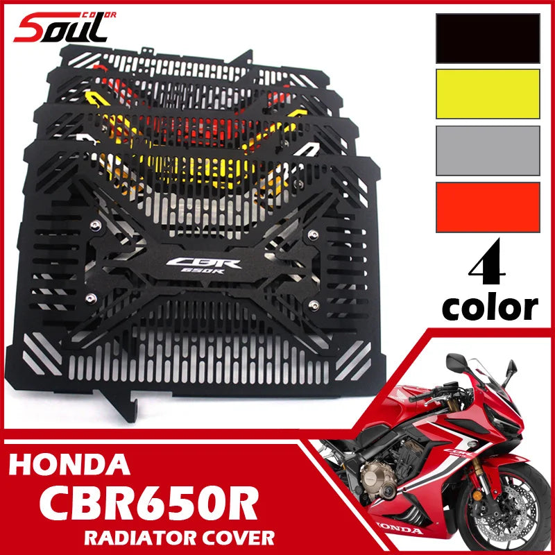 Stainless Steel Motorcycle Radiator Guard Radiator Grille Cover Fits For HONDA CBR650R 2019 2020 2021