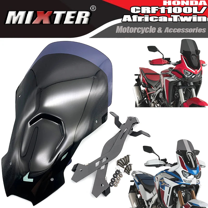 Motorcycle Sports Touring Windshield Deflector WindScreen For HONDA CRF1100L AFRICA TWIN 2020-2023 ADVENTURE SPORTS CRF1100 L