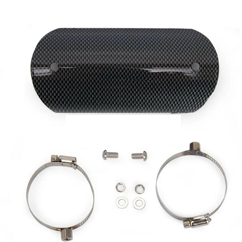 Universal Motorcycle Exhaust Pipe Protector Heat Shield Cover Guard Anti-scalding