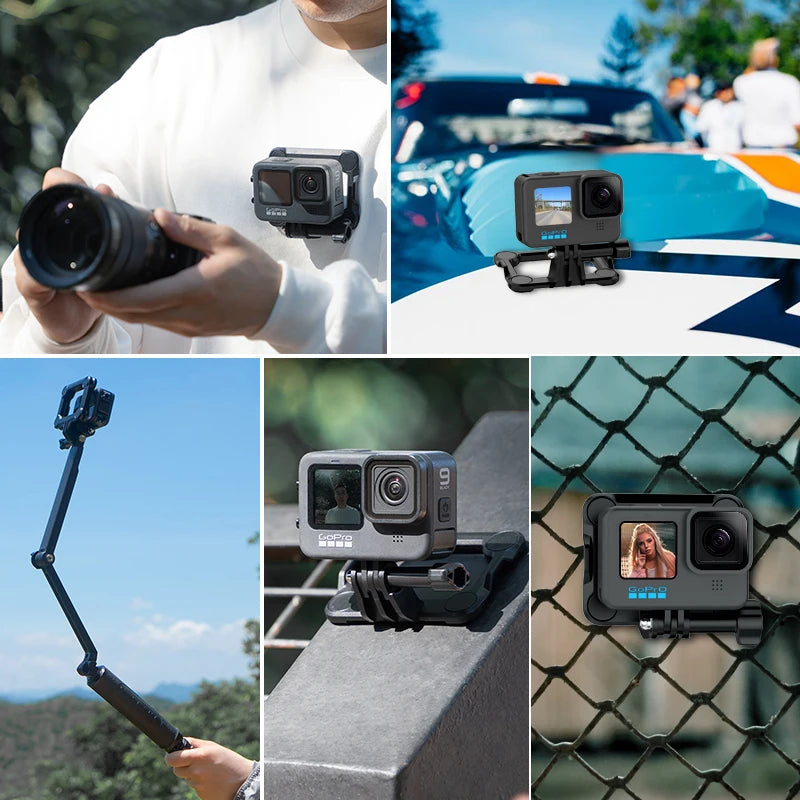 Ulanzi GP-16 Quick Release Adapter Magnetic Base Mout GoPro Accessories for GoPro Hero 12/11/10/9/8/7/6/5/4 Max DJI Osmo Action