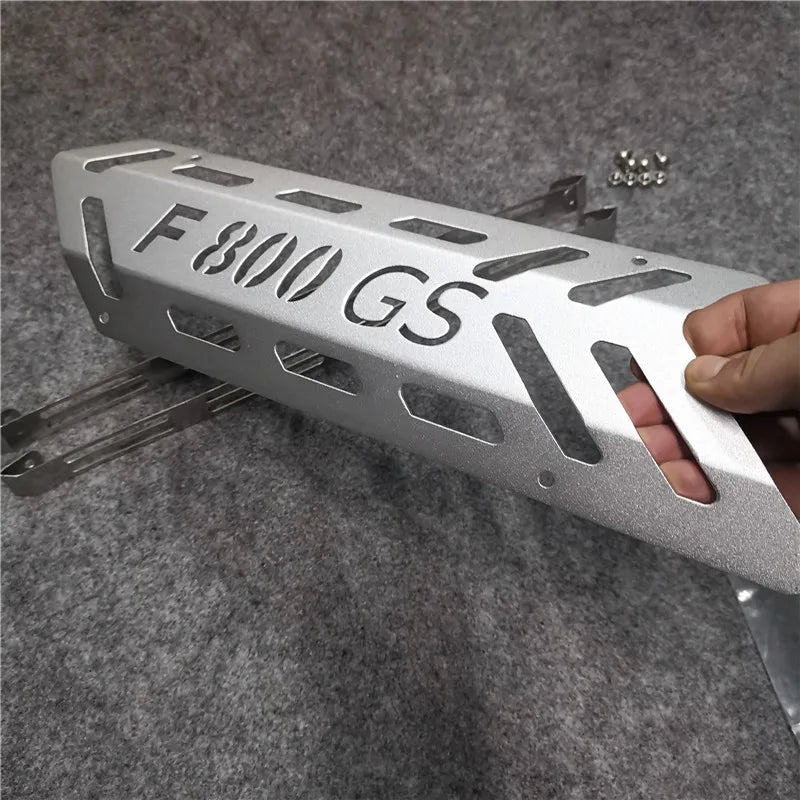 FOR BMW F650GS F700GS F800GS ADV 2008-2017 Motorcycle Parts Aluminum Exhaust Pipe Guard Cover