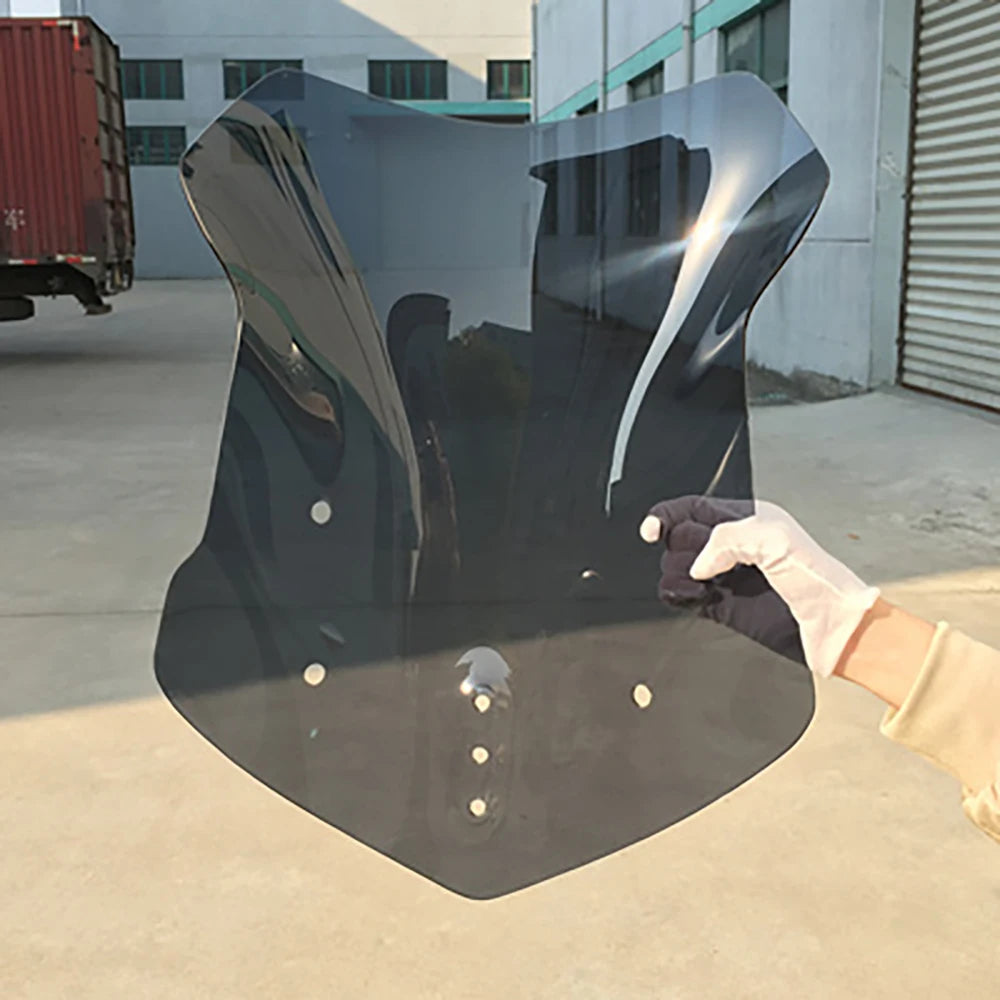 For Loncin VOGE 500DS 500 DS 650 650DS Motorcycle Heightening Widening Windshield Front Wind Shield Deflector Windscreen Guard