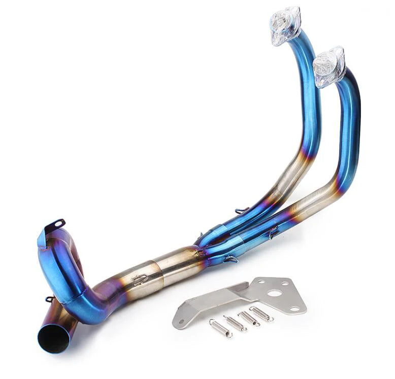 For Yamaha YZF MT07 FZ07 FZ-07 MT-07 FZ MT 07 Muffler XSR700 Motorcycle Exhaust Slip-On full System Front Pipe 2014 - 2023