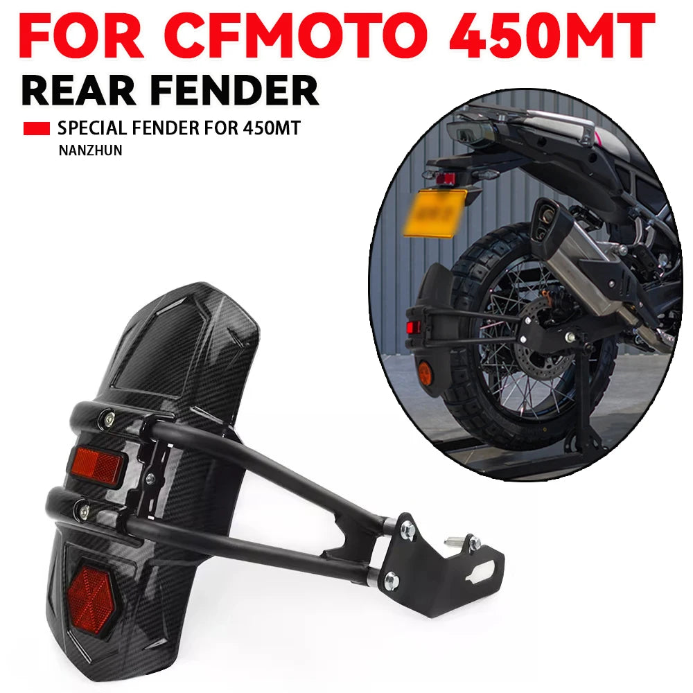 For CFMOTO 450MT 450 MT CF MOTO 450MT MT450 IBEX 450 Motorcycle Rear Fender Mud Splash Guard Accessories