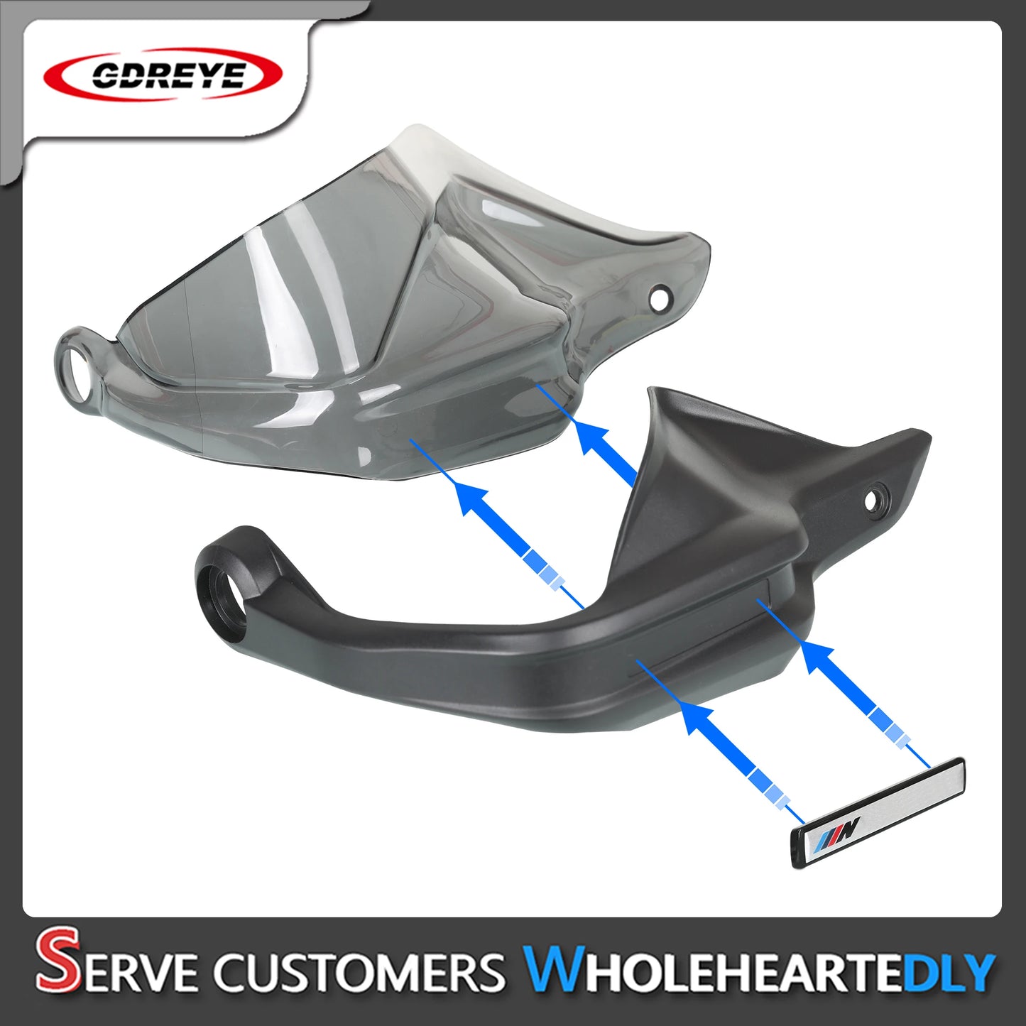 NEW with logo 450 MT CFMOTO Motorcycle Handguards For CFMOTO 450MT 2024 Motorcycle Accessories handlebar Hand Guards Protectors