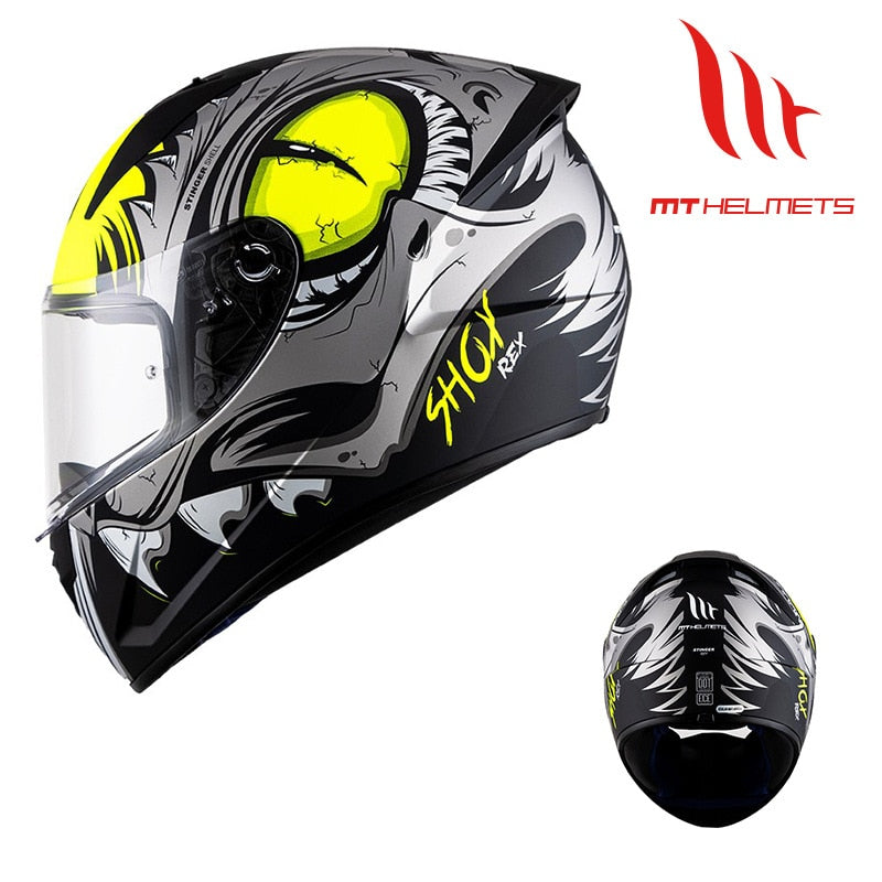 Unisex Retro Helmet MT Stinger Off-road Motorcycle Helmet Riding Full Face Helmet Motocross Helmet Capacete De Moto