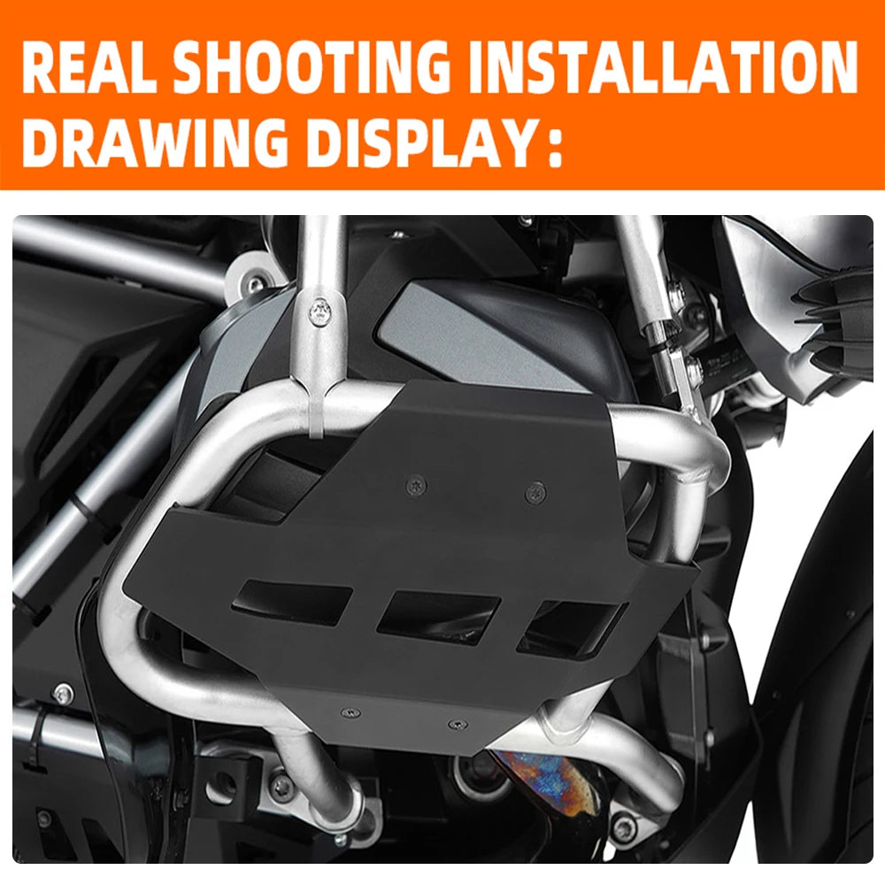 Cylinder Head Guards Protector Cover For BMW R 1250 GS ADV 1250GS R1250GS Adventure Engine Guards 2022 2021 2020 2019 2018 2023