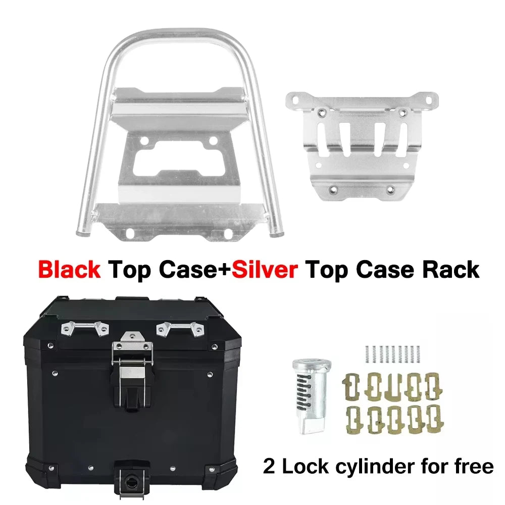 Motorcycle Aluminum Box Pannier Saddlebag Top Case Luggage Rack For Honda XL750 Transalp XL 750 2023 2024 Tail Side Box Bracket