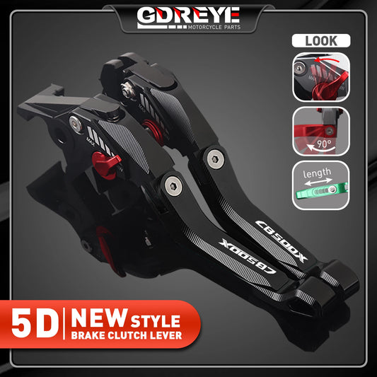 For HONDA CB500X 2013-2021 CB500X 2022 2023 Motorcycle CB500 X Adjustable CNC 5D aluminium Brake Clutch Levers Handle