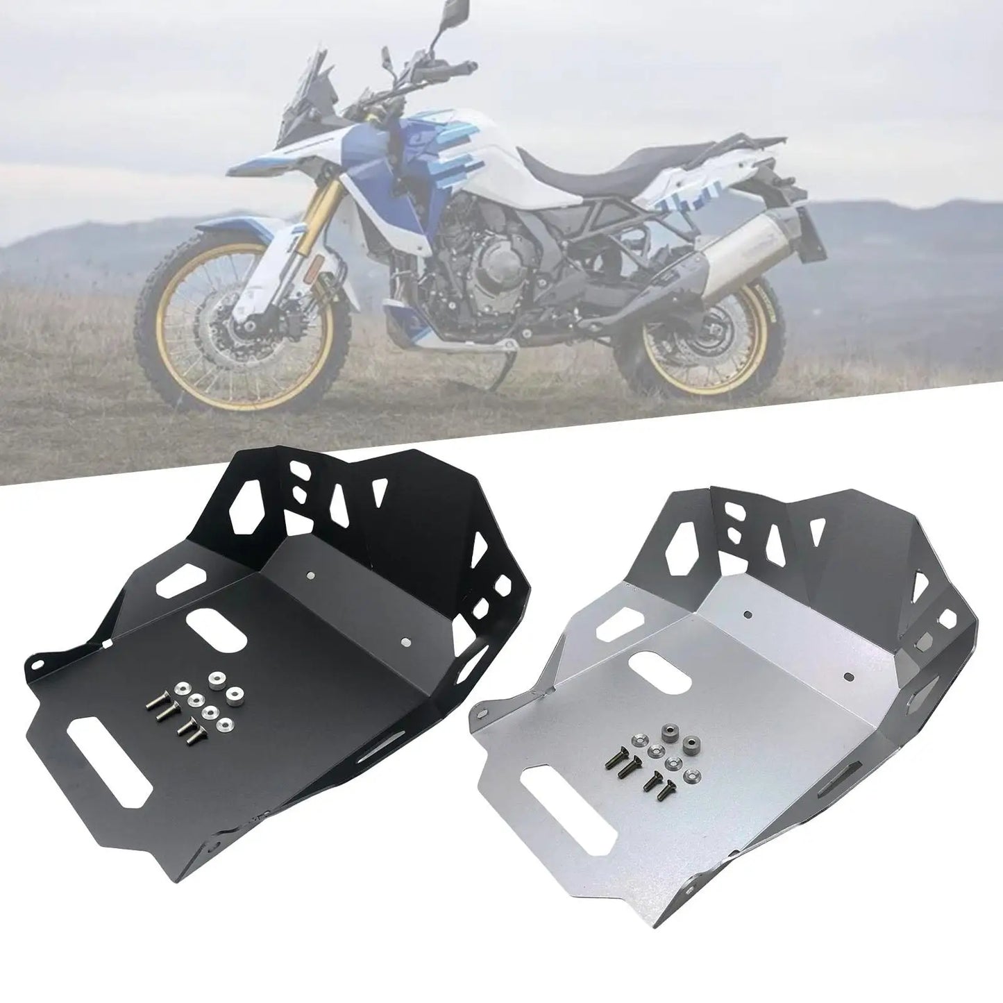 Motorcycle Skid Bash Plate High Performance Sturdy Engine Protector Bottom Chassis Cover for Suzuki V-strom 800DE 2023-2024