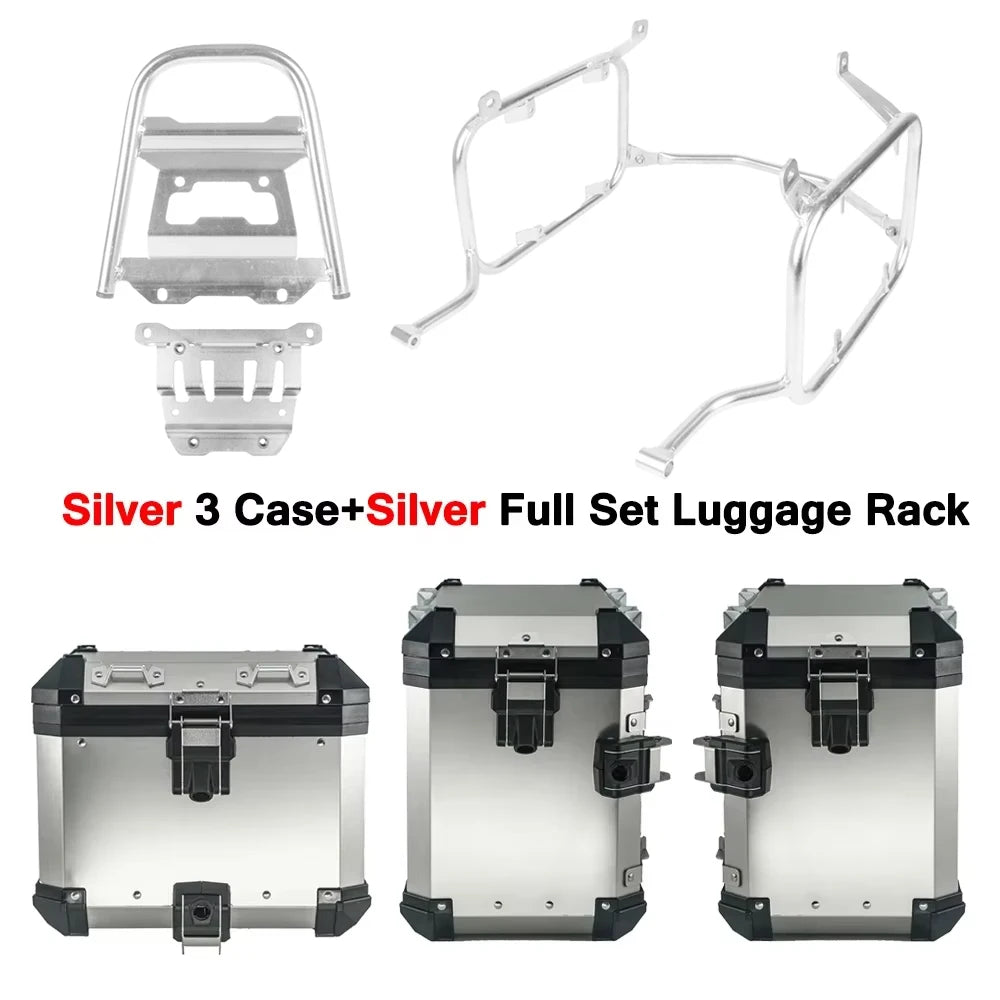 Motorcycle Aluminum Box Pannier Saddlebag Top Case Luggage Rack For Honda XL750 Transalp XL 750 2023 2024 Tail Side Box Bracket