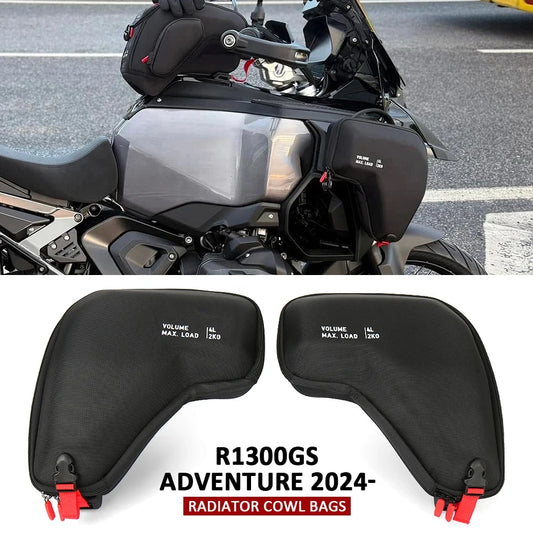 R1300GS Adventure Motorcycle Accessories Fairing Left Right Radiator Cowl Bags Waterproof For BMW R 1300 GS ADV R1300GSA 2024-