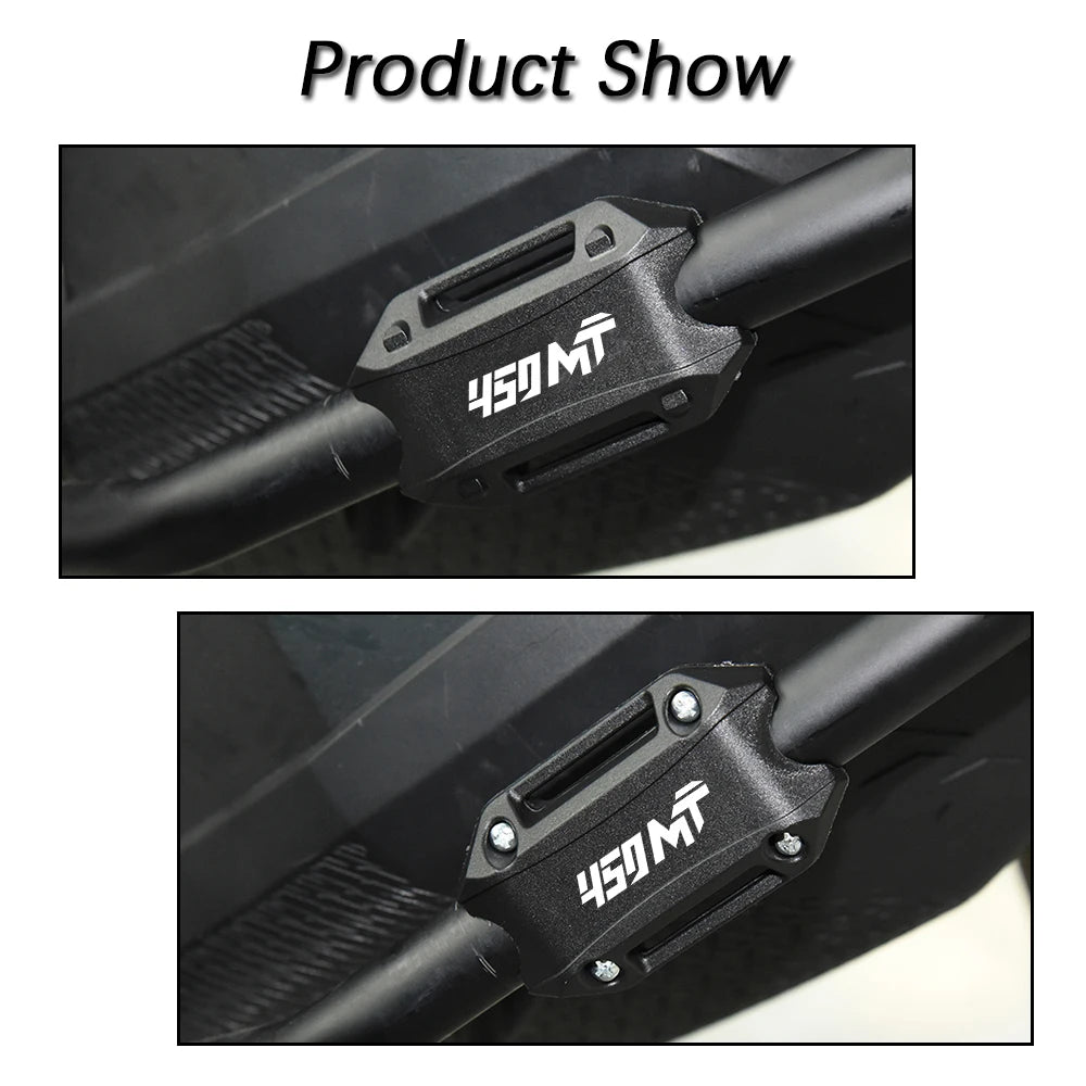 Motorcycle Accessories 25mm Bumper Engine Guard Protector Block Crash Bar Decorative For CFMOTO CF MOTO 450MT 450 MT 2024 2025