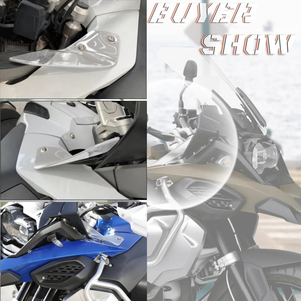 Windshield Windscreen Side Wind Deflector Panel For BMW R1200GS LC R 1200 GS ADV K50 K51 2014-2020 R1250GS Adventure 2019-2022
