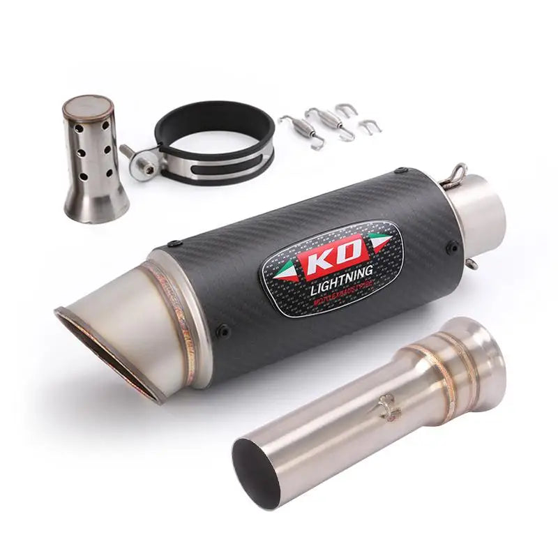 51MM Exhaust Pipe Motorcycle Muffler Mid Pipe Stainles Steel Escape Modified For 1290 Super Adventure R/S/T 2016-2020