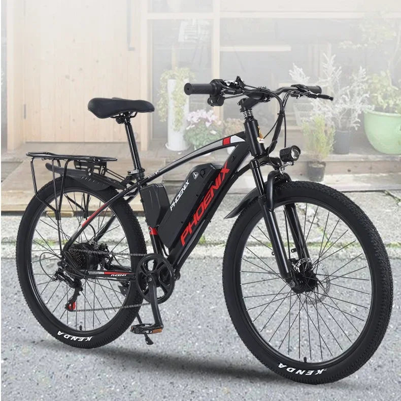 Electric Bike 1000W Motor Fat Tire Mountain Electric Bicycle Beach Snow Ebike 48V 13AH Hidden Battery Bike