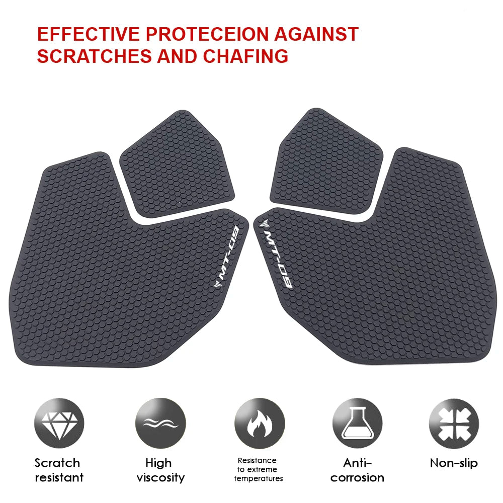 For YAMAHA FZ09 FZ 09 MT 09 MT09 2015 2013-2020 Motorcycle Tank Traction Pad Side Gas Knee Grip Protective Sticker Protector