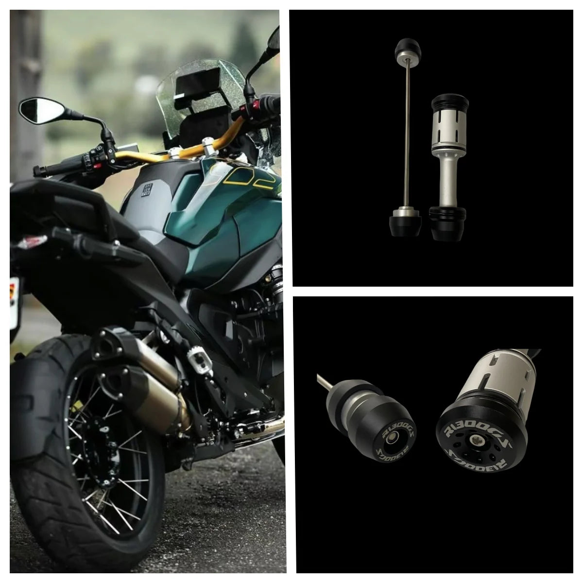 R1300GS For BMW R1300GS R 1300 GS 2023-2024 New Motorcycle Front Rear wheel Spindle Crash Protection