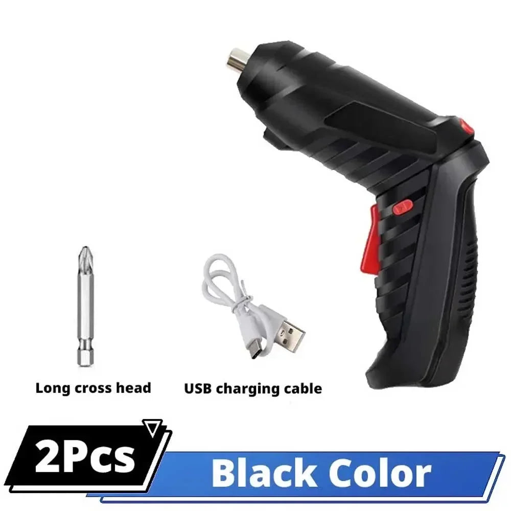 3.6V Screwdriver Kit Rechargeable Lithium Battery Cordless Electric Screwdriver Drill Kit Folding Home Power Tools