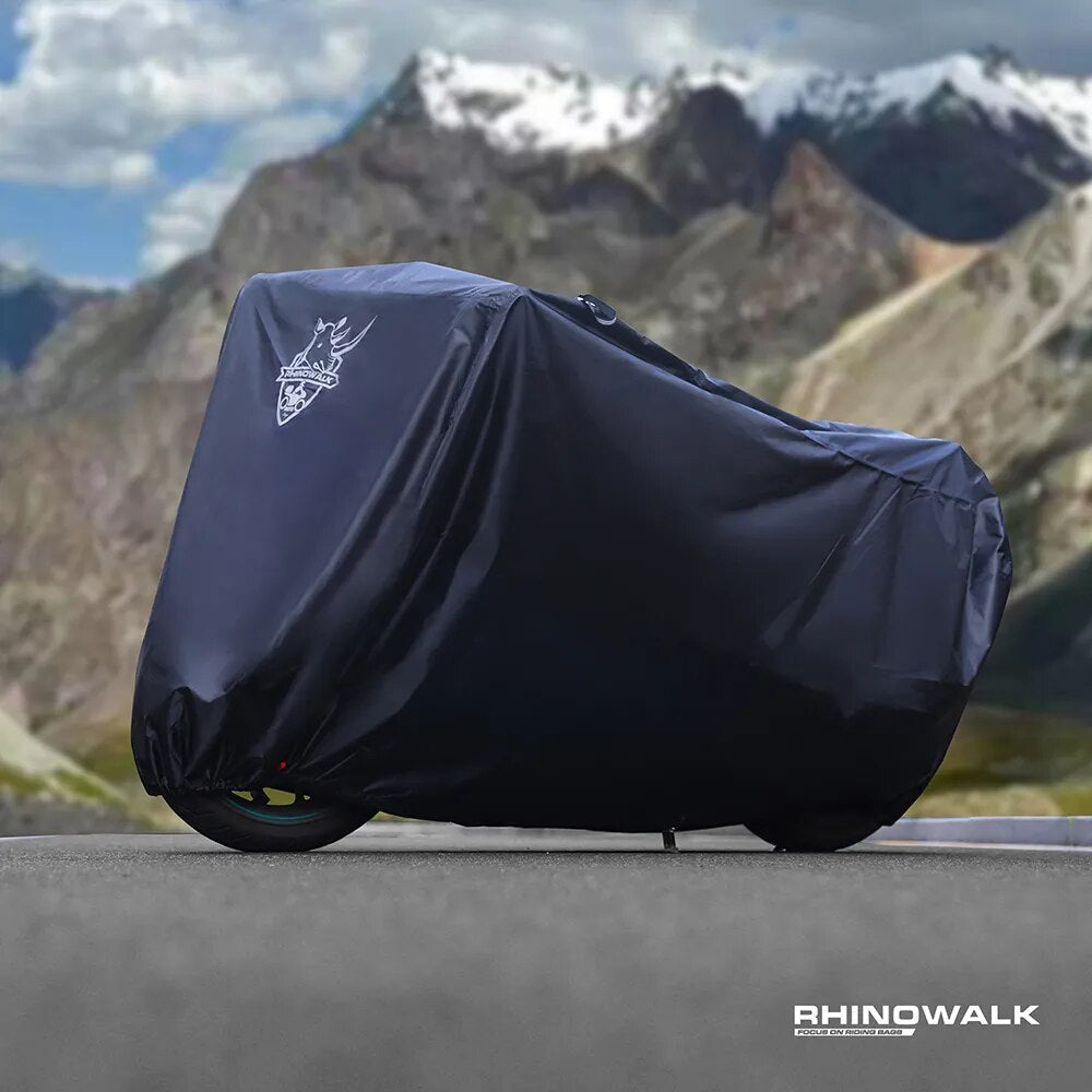 Rhinowalk Motorcycle Cover Outdoor Motorbike Rain Cover Protection Dust Wind Sunshade Dustproof Cover Fit For Universal Motor