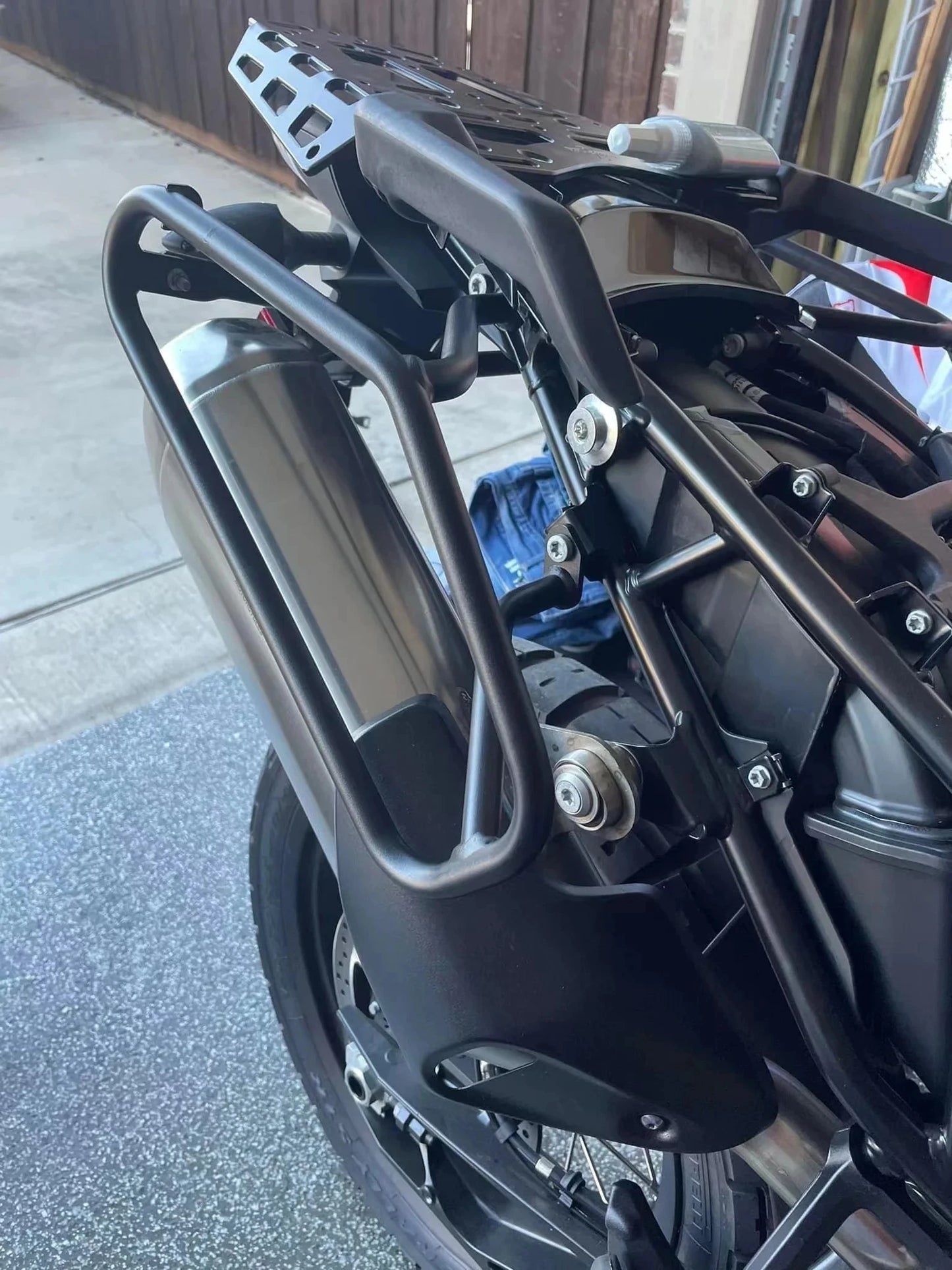 New Fit Motorcycle Side Bag Support Bar Saddle Bag Mounting Bracket For KTM 790 Adventure R S ADV R 890 Adventure R S 2019-2023