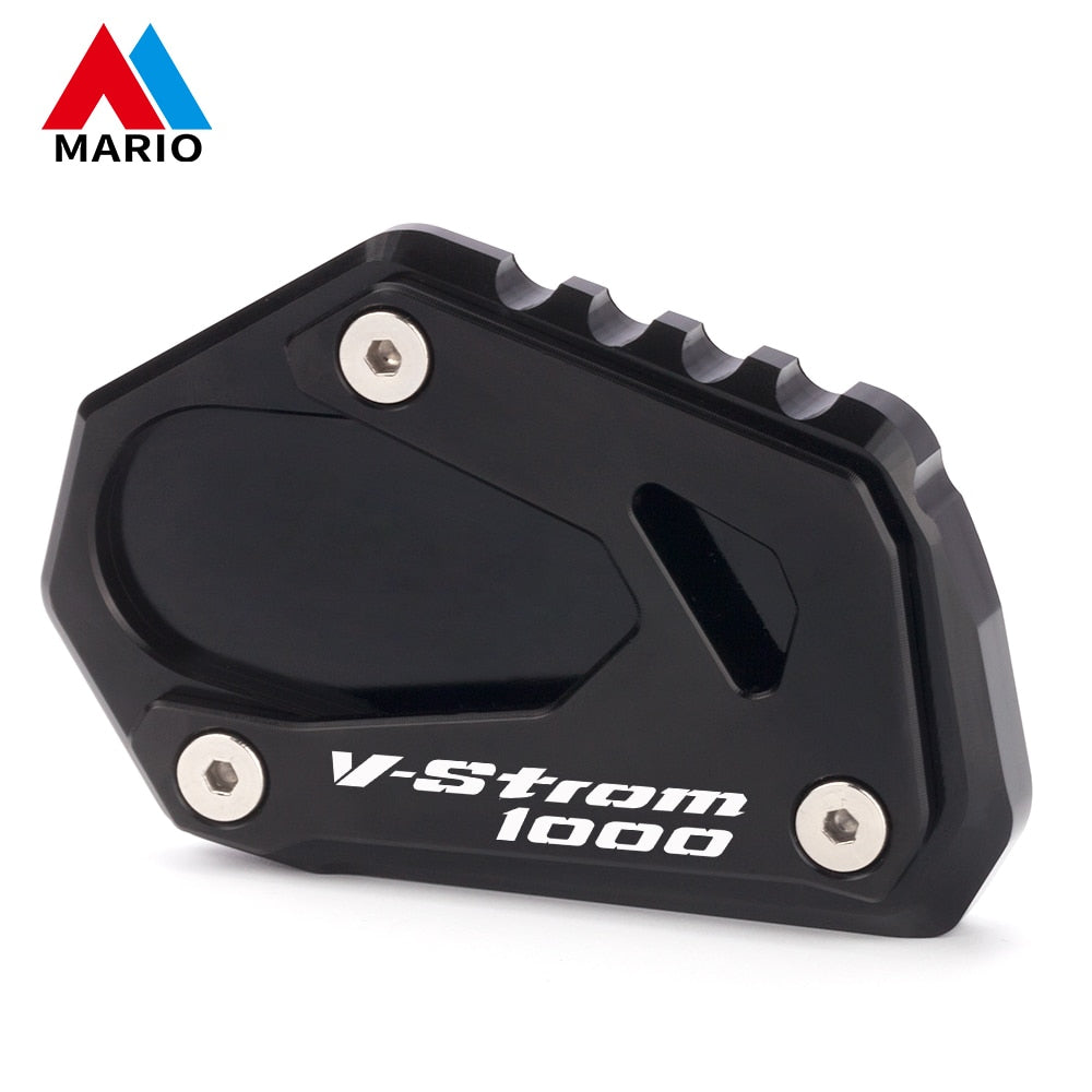 Motorcycle Foot Side Stand Enlarger Extension Kickstand Pad Plate Anti-slip For Suzuki V-Strom 1000 1050 VSTROM V Strom 1050XT