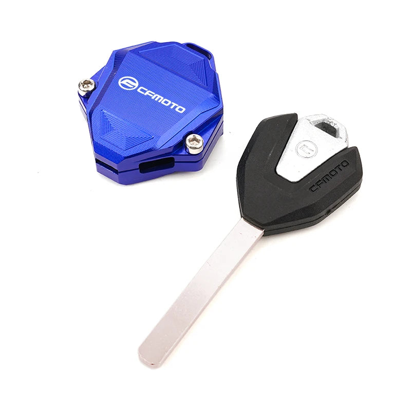 For CFMOTO MT800 250SR 450SR 700CL-X 800MT MT 800 MY22 Motorcycle Accessories Key Cover Case Shell Embroidery Badge Keyring