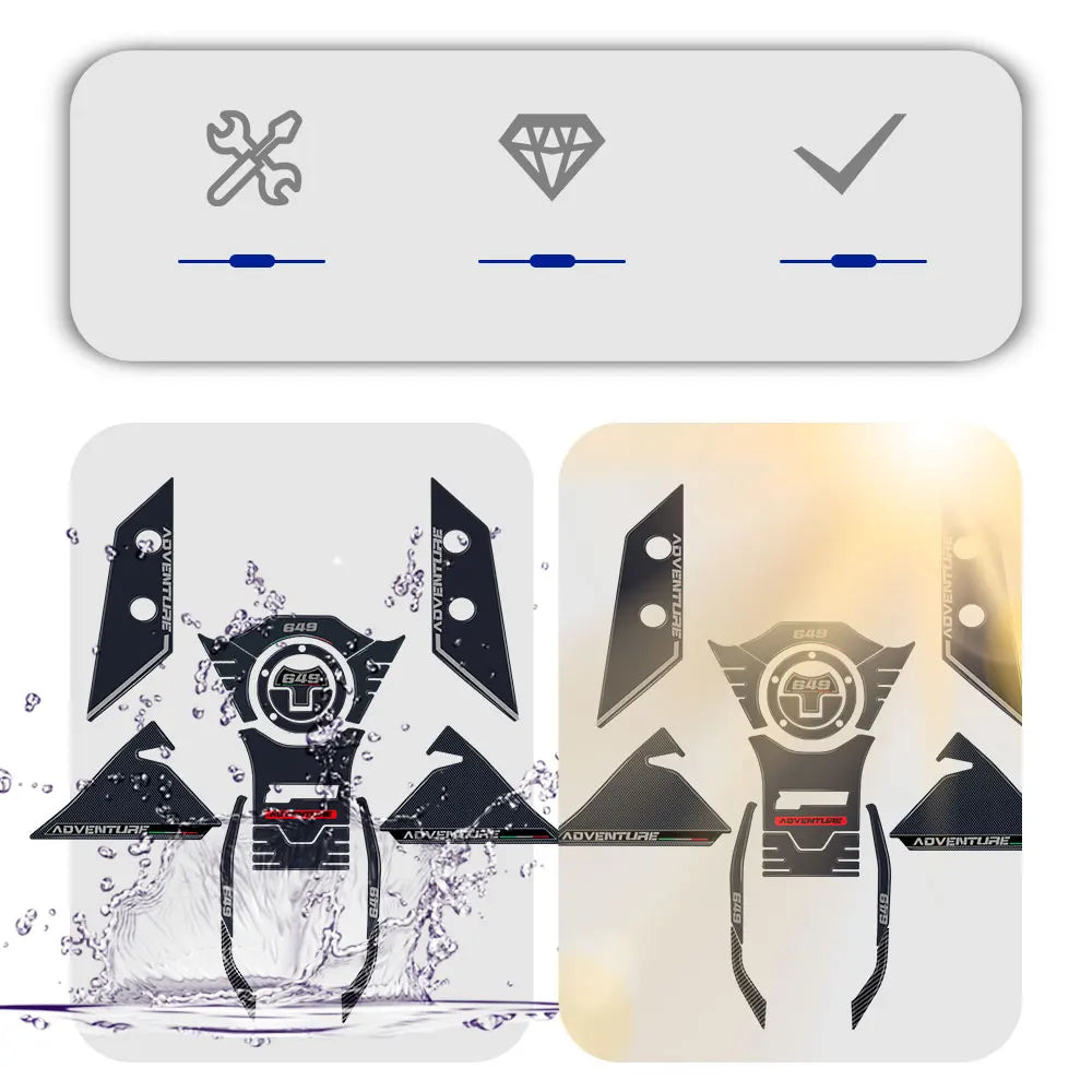 2023 X cape 650 Motorcycle Accessories 3D Epoxy Resin Sticker Protection Kit For Moto Morini X-CAPE 650 X cape 650 2022 2023
