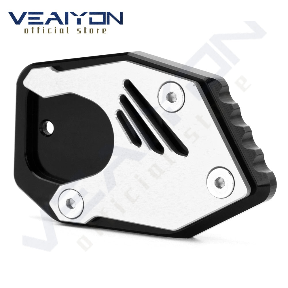 For Honda XLV 600 650 700 TRANSALP XL600V XL650V XL700V CNC Side Stand Foot Kickstand Enlarge Extension Support Plate Pad