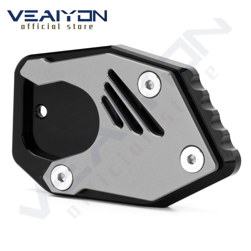 For Honda XLV 600 650 700 TRANSALP XL600V XL650V XL700V CNC Side Stand Foot Kickstand Enlarge Extension Support Plate Pad