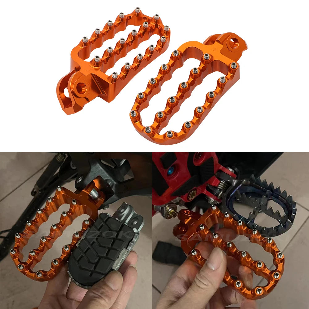 Foot Pegs FootRest Footpegs Rests Pedals ForKTM690 790 950 990 1090 1190 1290Adventure Supermoto Super ADV R T Enduro SMC SMR
