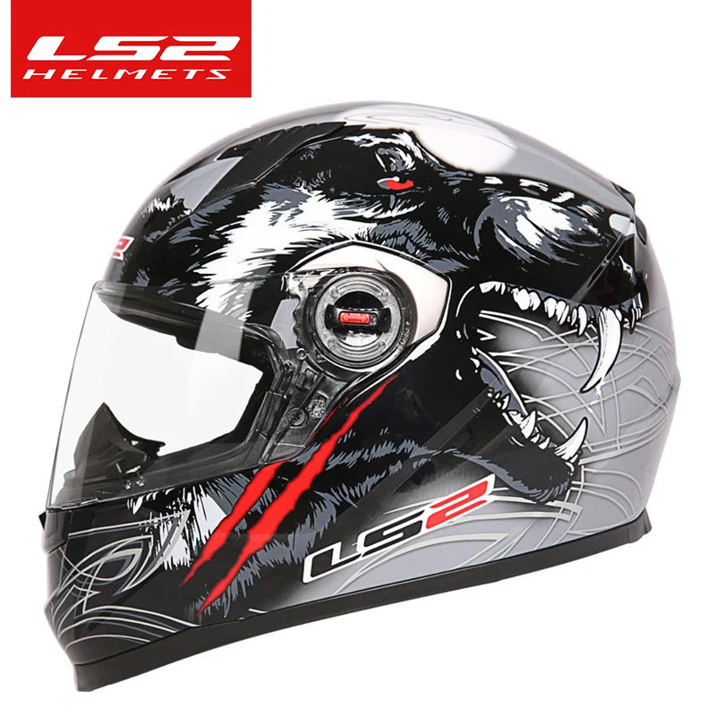 Capacete LS2 Full Face Motorcycle Helmet ls2 ff358 motocross racing helmets ECE Certification casco moto casque