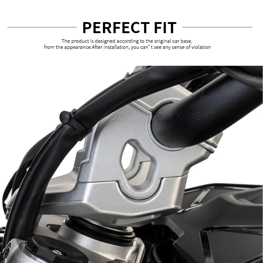 Motorcycle Handlebar Riser Drag Handle Bar Clamp Extend Adapter For BMW R1300GS R 1300 GS 2024-