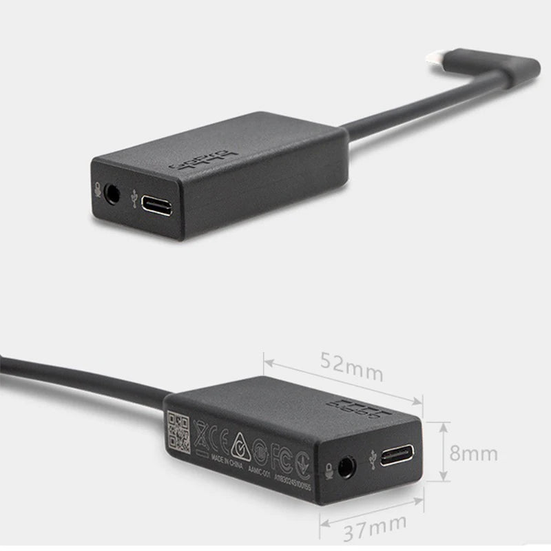 Pro 3.5mm Mic Adapter for Gopro HERO12 HERO11 HERO10 HERO9 HERO8 HERO7 HERO6 HERO5 for GoPro Original Accessories