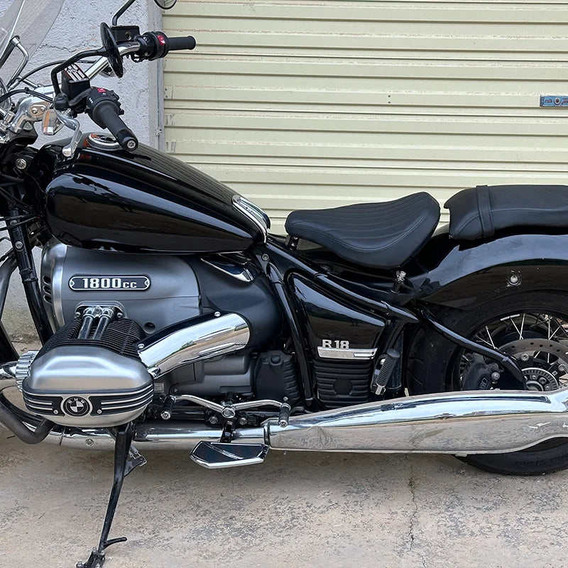 Motorcycle Driver Front Leather Pillow solo Seat Cushion Pad Fit For BMW R18 100 Years R 18 Classics 2020 2021 2022 2023