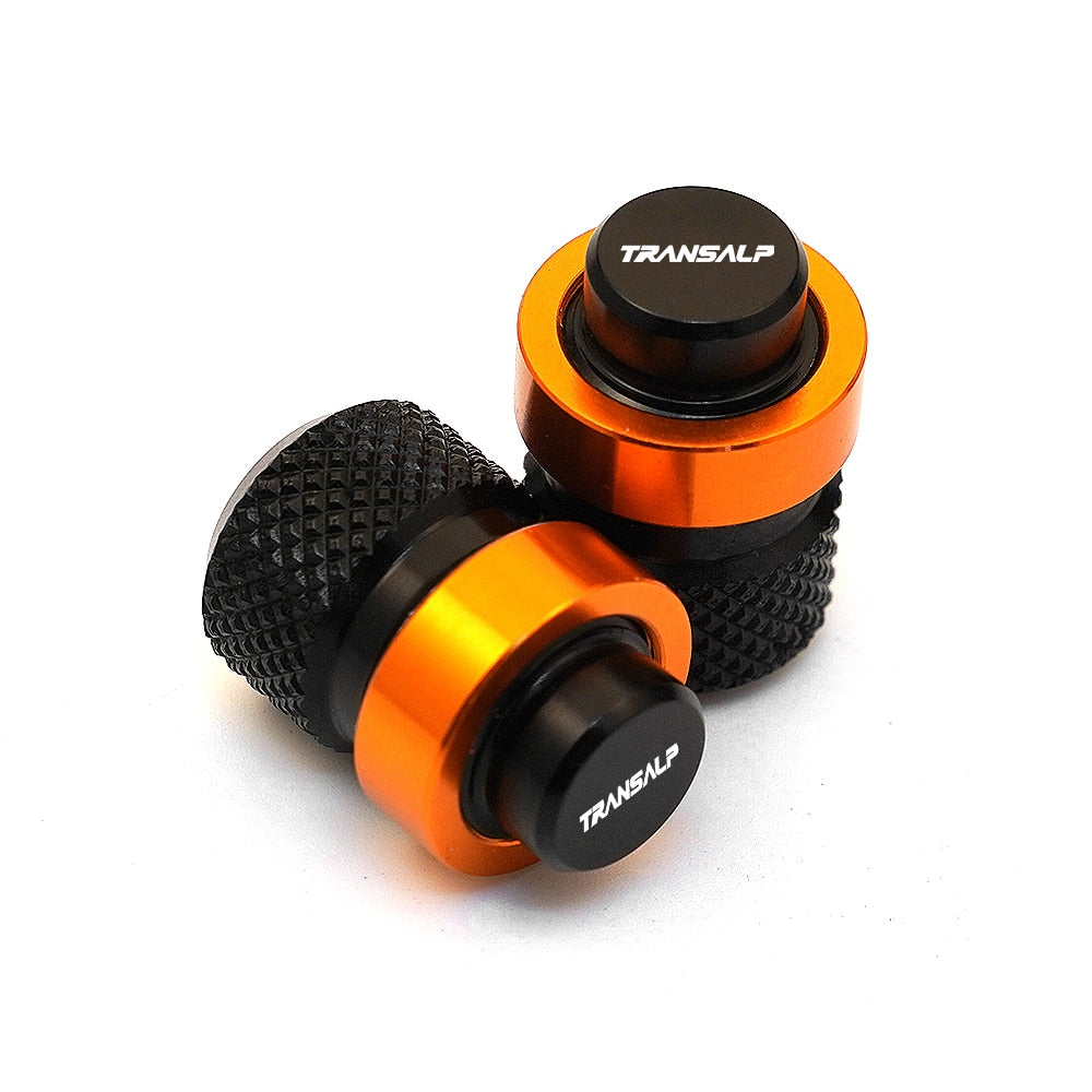 Motorcycle Accessorie Wheel Tire Valve Stem Caps For HONDA TRANSALP 600 650 700 XLV Transalp CNC Airtight Covers new motorbike