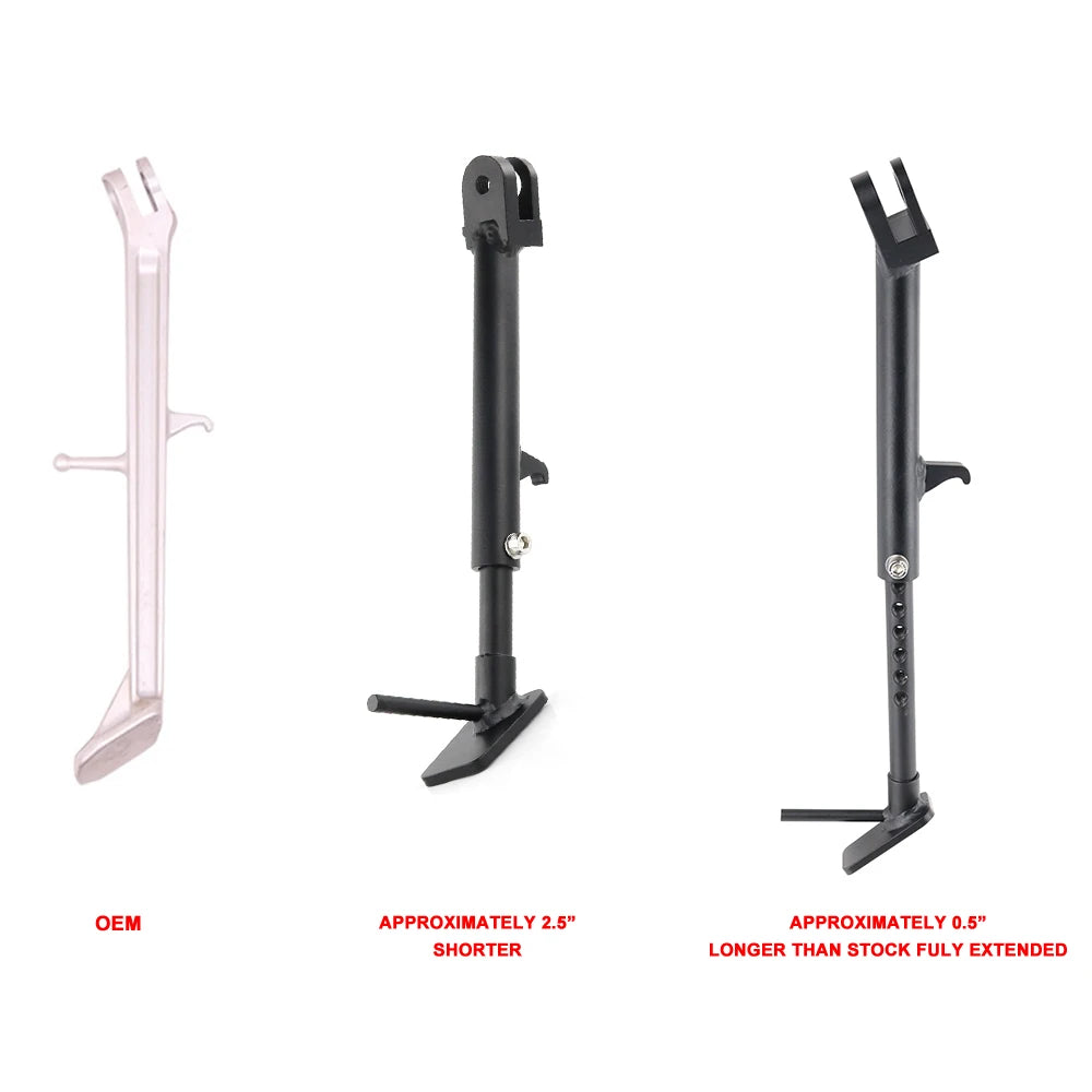 Fit For Yamaha Tenere 700 2019 2020 2021 2022 2023 Motorcycle Adjustable Kickstand Sidestand Holder Parking Rack Support Foot