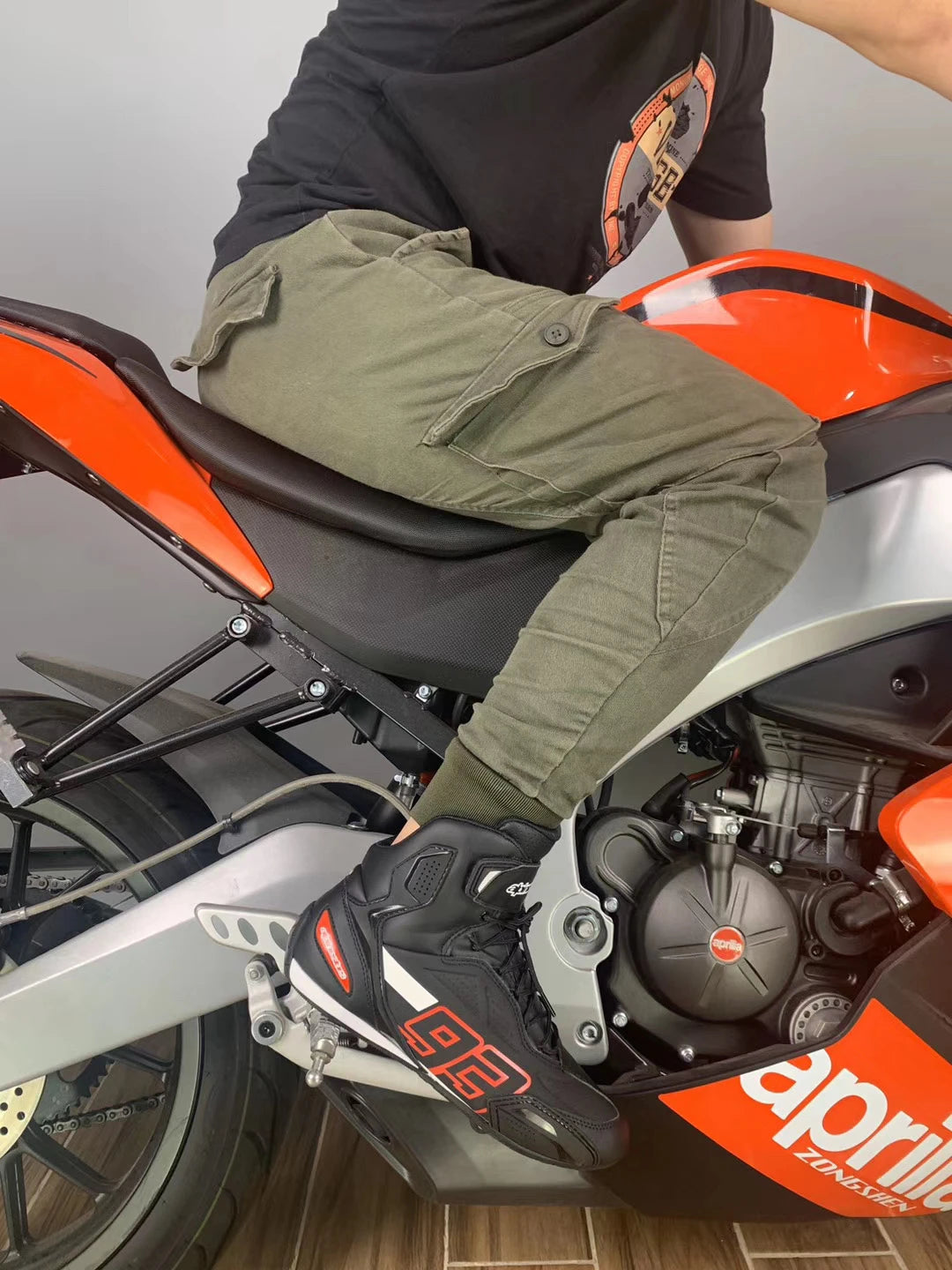 New for MM93 Motorcycle Boots Men Waterproof Motorcyclist Shoes Racing Motocross Bota Anti-Collision Off-Road for Rally Race