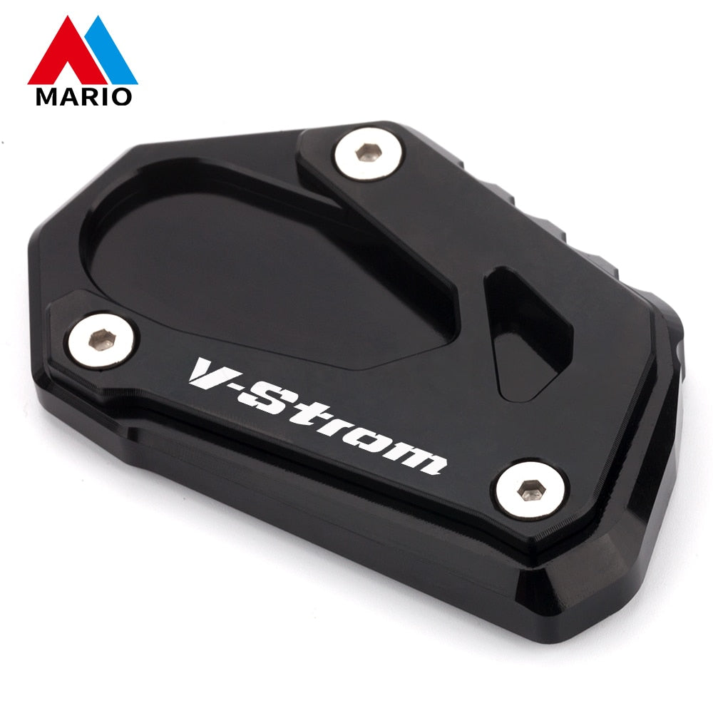 Motorcycle Foot Side Stand Enlarger Extension Kickstand Pad Plate Anti-slip For Suzuki V-Strom 1000 1050 VSTROM V Strom 1050XT