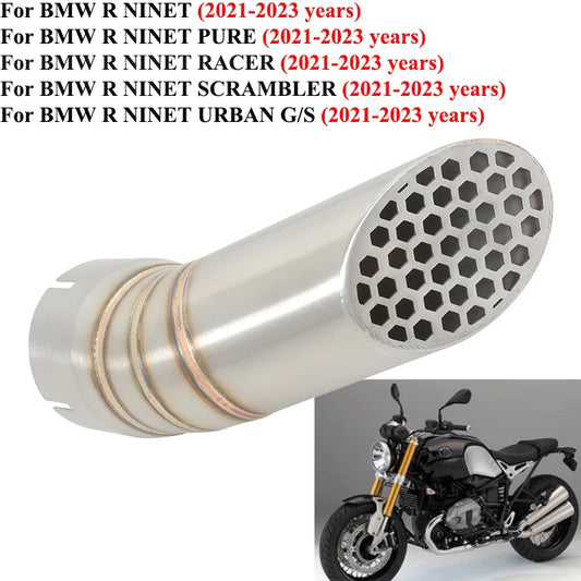 Slip-On For BMW R nineT Pure Racer Scrambler Urban G/S nine T 2021 2022 2023 Motorcycle GP Exhaust Esccape Modify 60mm Muffler
