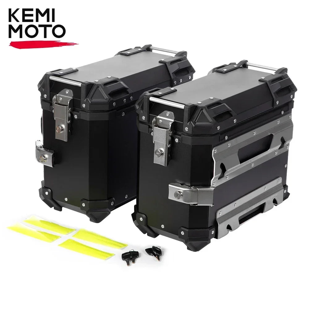 38L CRF1000L Universal Side Case Luggage Box For Honda Africa Twin CRF1100L ADV Motorcycle Right Side of Exhaust Aluminum Boxs