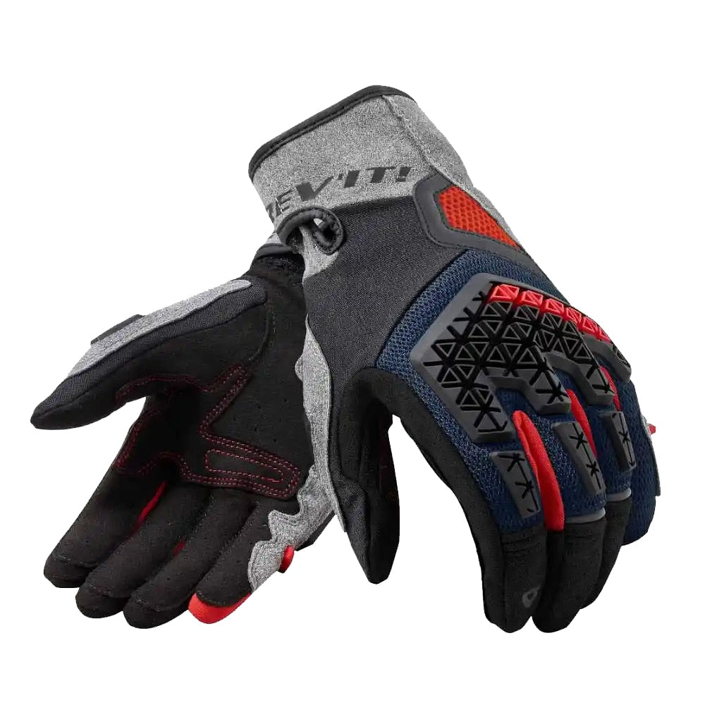 Revit Mangrove Gloves Mesh Textile Genuine Leather Motorcycle Motocross Raing Riding Touch Screen
