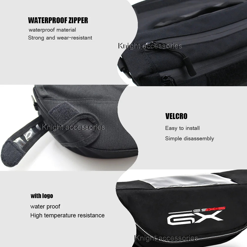 For GSX-S1000 GX GSXS1000GX 2024 Motorcycle Accessories Waterproof Bag Storage Handlebar Bag Travel Tool Bag