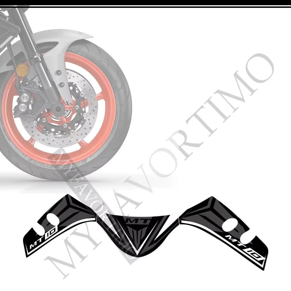For Yamaha MT10 FZ moto Stickers Tank Pad Protector Fairing Fender Motorcycle Knee Decal Fuel MT-10 2016-2021