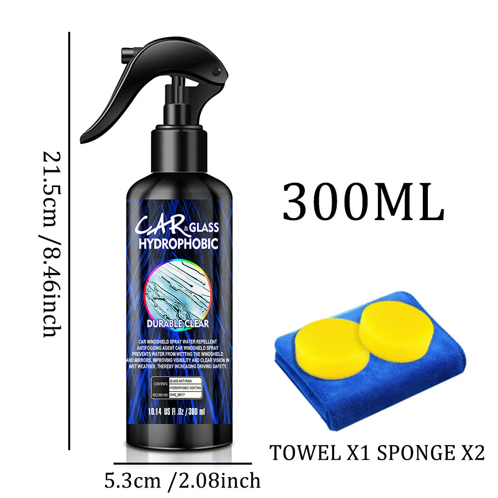 Motorcycle Glass Anti-rain For Car Water Repellent Fortify Dashboard Rearview Mirror Hydrophobic Coating Enhanced Visibility Spr