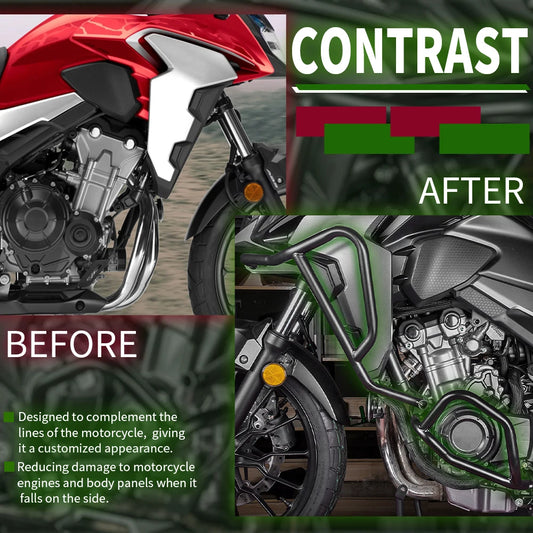 for Honda CB 500X 2019-2022 2018 2019 CB500X Engine Guard Highway Crash Bar Bars Motorcycle Frame Protection Bumper Accessories