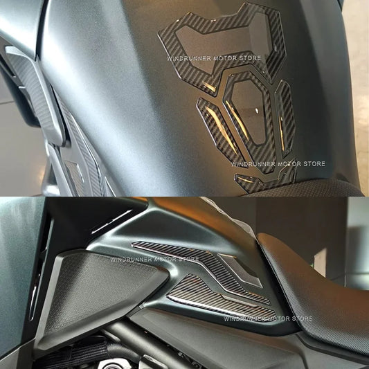 For Honda NX500 NX 500 2024 3D Epoxy Resin Sticker Motorcycle Tank Pad Anti Scratch Decal Non-slip Fuel Tank Protection Sticker