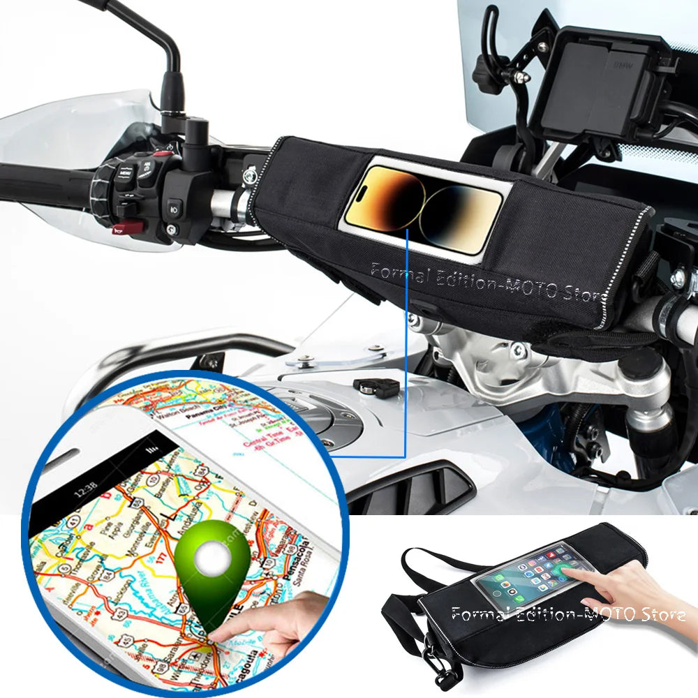 For Honda NC750X NC750 NC 750 X Modern Waterproof Motorcycle Handlebar Travel Navigation Bag