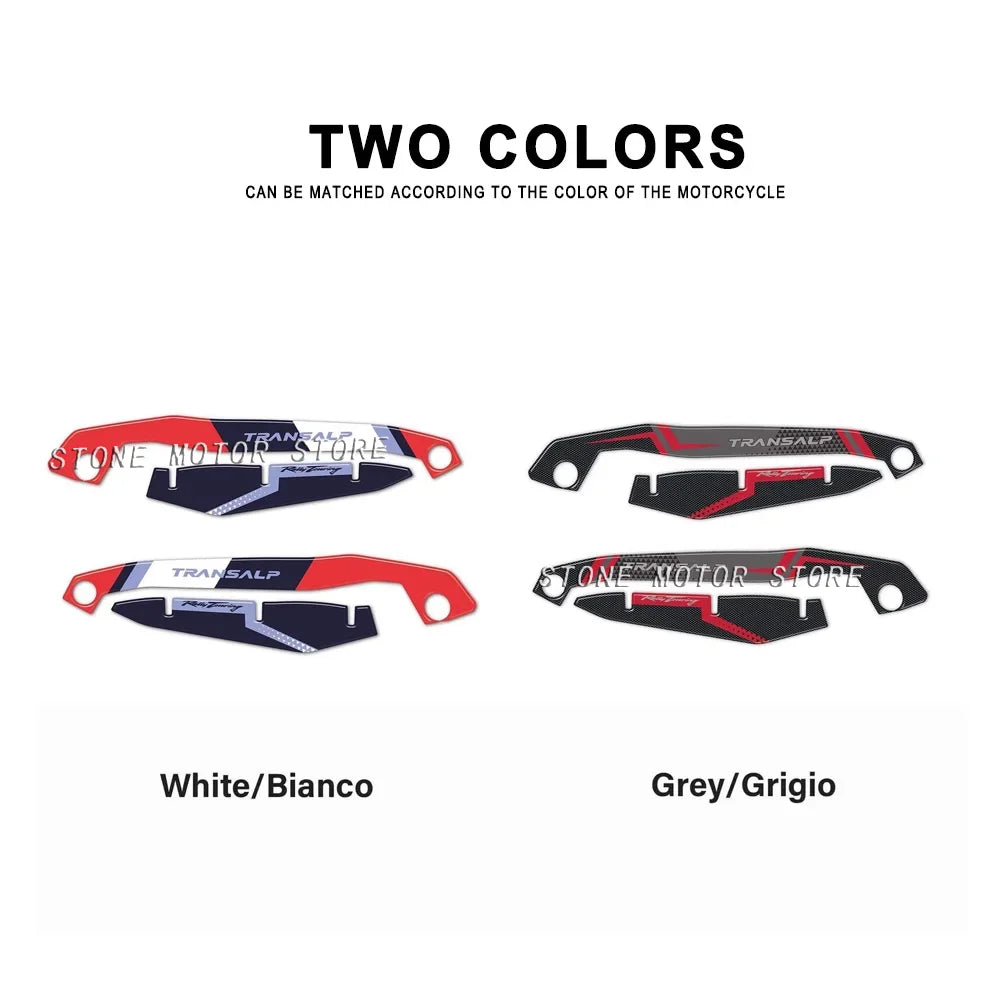 For Honda XL750 Transalp xl 750 TRANSALP 2023 Motorcycle 3D Gel Hand Guards Stickers Handguard Protect 3D Resin Stickers